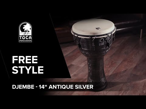 Toca Djembe Freestyle mekaanisesti viritettävä – Kente Cloth (SFDMX-14KB)