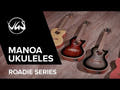 GEWA Tenor E-Acoustic Ukulelet Manoa Roadie – E-A Tenor (Silver Shadow)