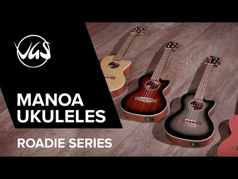 GEWA Tenor E-Acoustic Ukulelet Manoa Roadie – E-A Tenor (Silver Shadow)