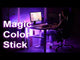 Ibiza Magic Color Stick RGB Lattiavalo (Musta)