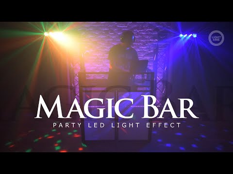 Light4Me Magic Bar -diskopalloefekti + jalusta