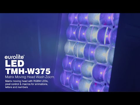 EUROLITE LED TMH-W375 Matrix Liikkuvat päät Wash Zoom