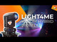 LIGHT4ME VENOM HYBRID 280W hybridiliikkuva pää