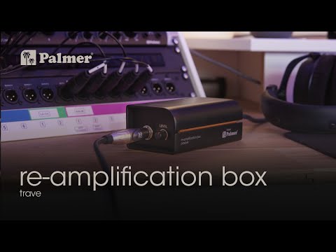 Palmer RIVER trave - Passiv re-amp-laatikko korjaukseen