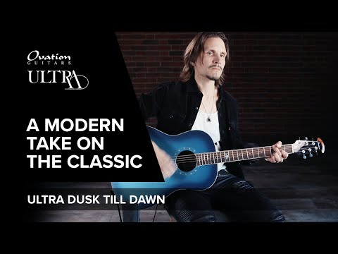 Ovation E-Acoustic Kitarat Pro Series Ultra Mid-Depth Non-Cutaway - Dusk till dawn (1516DTD-G)