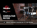 Gibraltar Rock Hardware -sarjan rumpujakkara - RK108