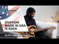 Ovation E-Akustinen Kitarat Pro Series Elite USA - Natural Satin (1768-4S-G)