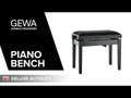 GEWA Deluxe-autolift-pianopenkki - Black kiiltävä