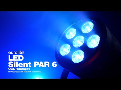 EUROLITE LED Silent Par 6 QCL Lattia wh