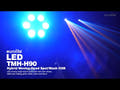 EUROLITE LED TMH-H90 Hybrid Liikkuvat päät Spot/Wash COB