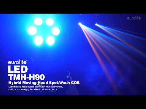 EUROLITE LED TMH-H90 Hybrid Liikkuvat päät Spot/Wash COB