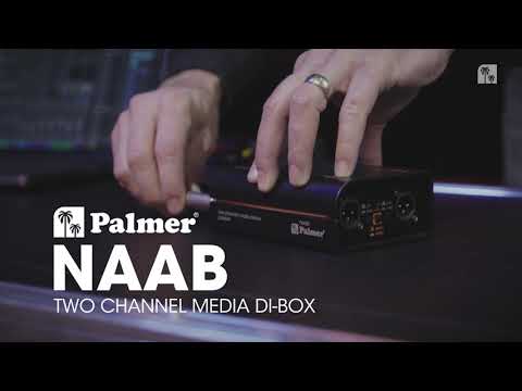 Palmer RIVER naab - Passiivinen 2-kanavainen DI-laatikko mediakäyttöön