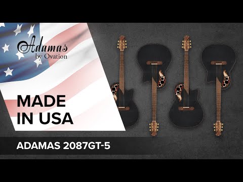 Adamas E-Acoustic Kitarat 2087GT Deep Contour Cutaway - Black (2087GT-5-G)