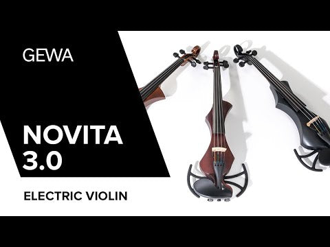 GEWA E-viulu Novita 3.0 - Black (with Wittner shoulder rest)