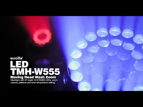 EUROLITE LED TMH-W555 Liikkuvat päät Wash Zoom