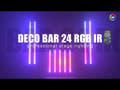 LIGHT4ME DECO BAR 24 RGB IR WH valonhimmennin LED-valaistuksella
