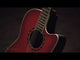 Ovation E-Acoustic Guitar Standard Balladeer Deep Contour Cutaway - Black (2771AX-5-G)