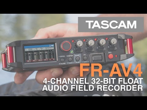 Tascam 4-kanals audio recorder HDMI timecode
