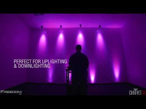 Chauvet FREEDOM H1 Akkulamppu 4 kpl. Laukulla (musta)