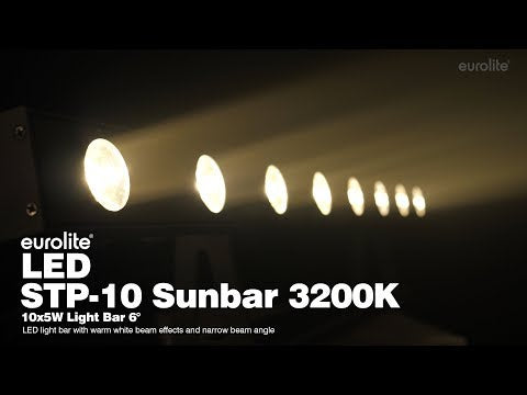 EUROLITE LED STP-10 Sunbar 3200K 10x5W Light-palkki 6°