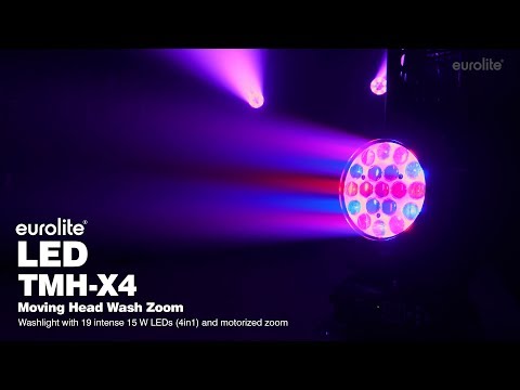 EUROLITE LED TMH-X4 Liikkuvat päät Wash Zoom