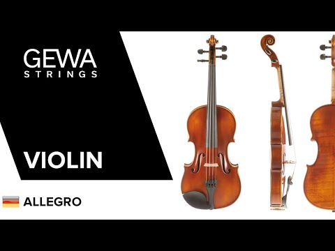 GEWA Viulut Allegro - 1/4 (Valmis soitettavaksi incl. violin case, Massaranduba bow, with Larsen Aurora strings, transport-secured)