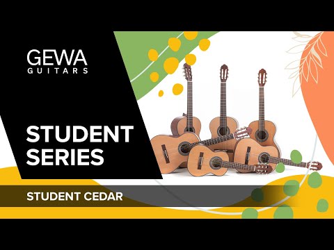 GEWA Klassinen kitara Student Cedar - 4/4 koko natural