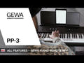 GEWA Portable Piano PP-3 - PP-3 ilman telinettä