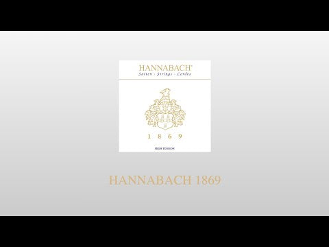 Hannabach kielet klassiselle kitaralle Serie 1869 Carbon/Gold MHT - E6 Gold MHT (18696MHT)