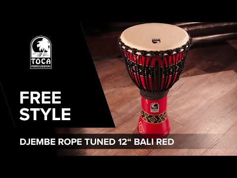 Toca Djembe Freestyle Köysisäätö - Fiesta (SFDJ-12F)