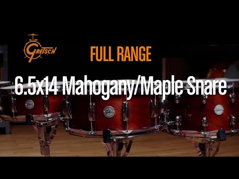 Gretsch-virvelirumpu Full Range Mahogany/Maple - 14x6.5" (S1-6514-MMG)
