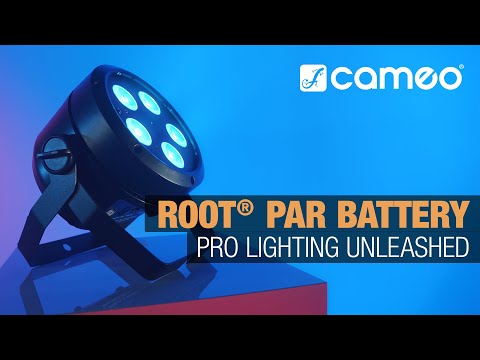 Cameo ROOT® PAR BATTERY - 5 × 4 W paristokäyttöinen RGBW LED PAR-spotlight