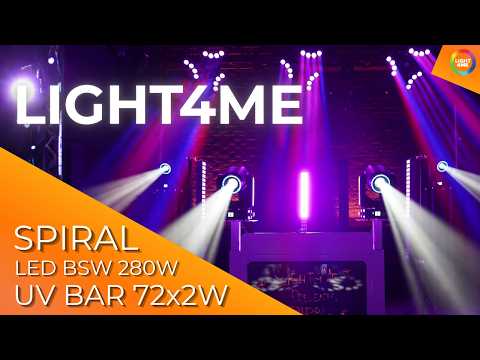 LIGHT4ME LED BSW 280W hybrid-movinghead
