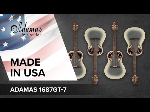 Adamas E-Akustinen Kitarat 1687GT Deep Non-Cutaway - Reverse Beige Burst (1687GT-7-G)