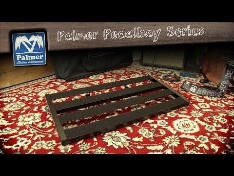 Palmer PEDALBAY® 50 S - Letvægts kompakt pedalboard med beskyttende softcase, 50 cm