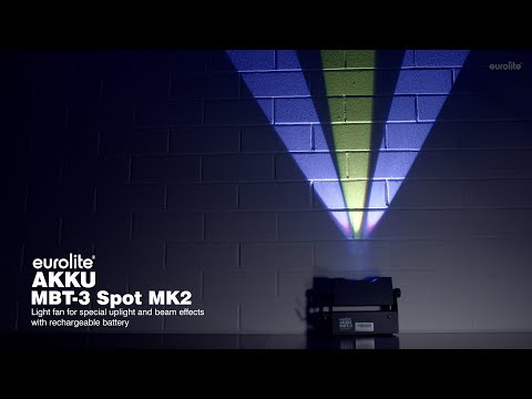 Eurolite setti 2x AKKU MBT-3 Spot MK2 + pehmeä bag