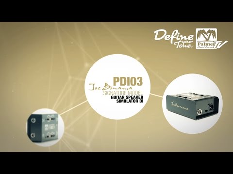 Palmer PDI 03 JB - Joe Bonamassa -allekirjoitusmallinen kitarakaiutinsimulaattori-DI