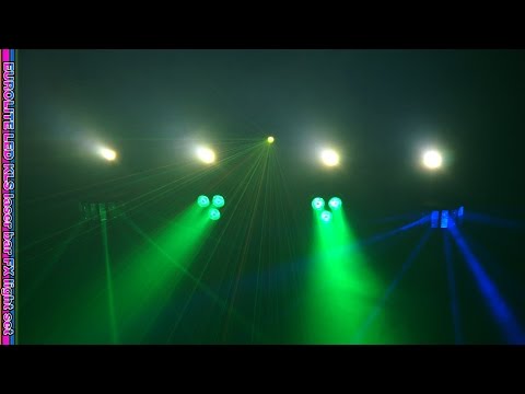 Eurolite Set LED KLS Laser-palkki FX + M-3 kaiutinjärjestelmän Stand