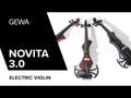 GEWA E-viulu Novita 3.0 - kullanruskea (Wittner-olkatuki mukana)