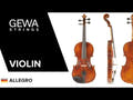 GEWA Viulut Allegro - 1/4 (Valmis soitettavaksi)