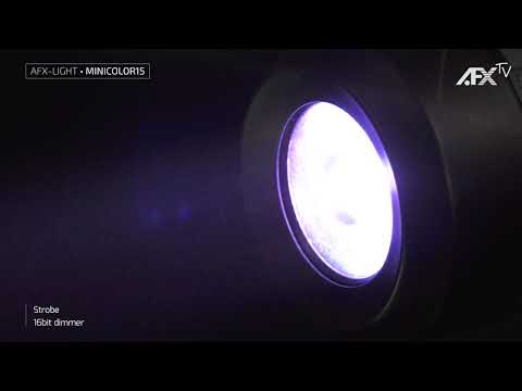 AFX 15w LED Spotti RGBW DMX