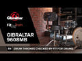 Gibraltar Drum Throne 9000 -sarja - 9608MB