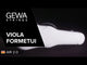 GEWA Viola shaped case Air 2.0 - Black highgloss (with side handle)