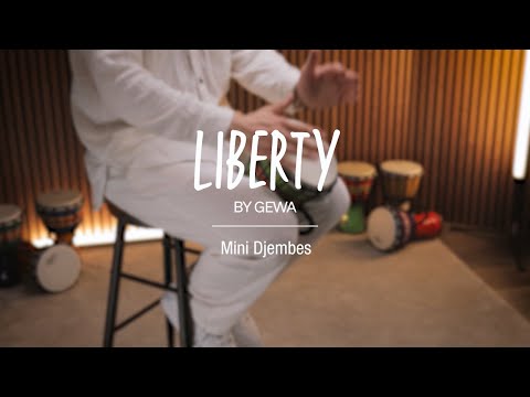 GEWA Djembé Liberty Series köysiviritteinen - 7" Oranssi