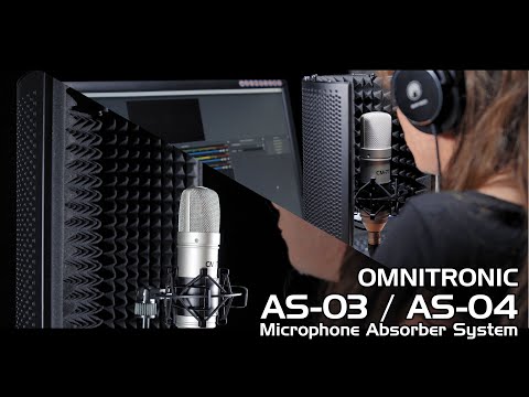OMNITRONIC AS-04 Pöytämikrofonin absorbointijärjestelmä, taitettava mukana jalusta
