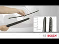 BOSCH flatblade-takalasinpyyhin 1 kpl 350 mm (3397008192)