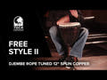 Toca Djembe Freestyle II köysiviritteinen - Thinker (TF2DJ-12T)