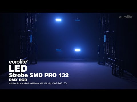 EUROLITE LED Strobe SMD PRO 132 DMX RGB