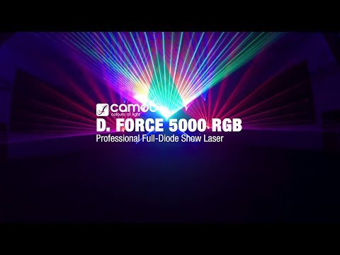 Cameo D FORCE 5000 RGB Laservalot