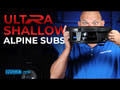 Alpine RS-W10D4 Shallow Type-R -subwoofer 10" 4+4 Ohm
